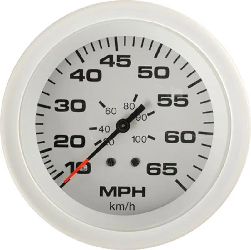 68371P – SIERRAMARINE Speedometer, Aftermarket 3 Inch Full Sweep Analog 10-65 MPH Without Tach/ Resettable Trip Odome...